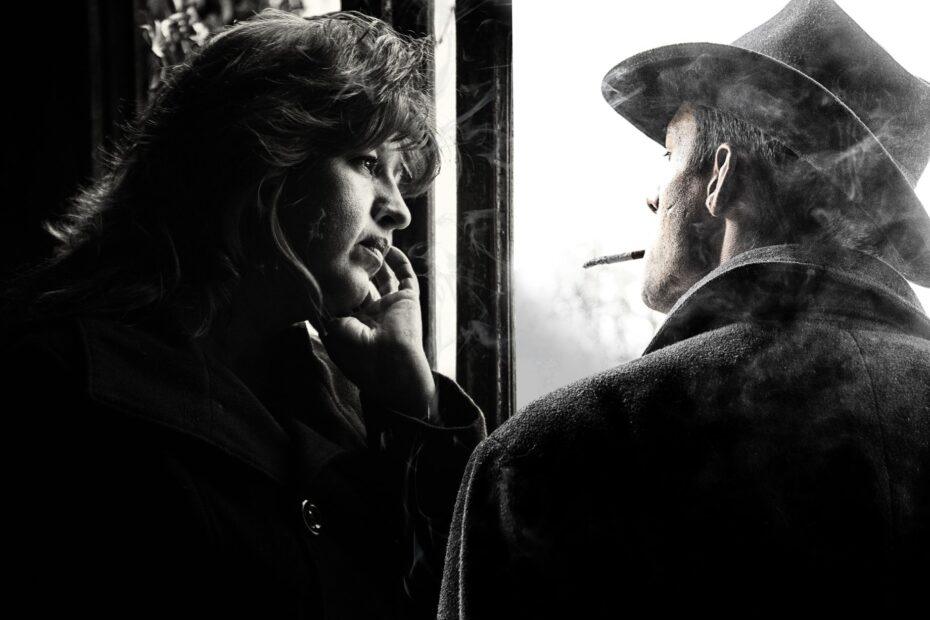 Illustration of The Untold Influence of Film Noir on Modern Storytelling